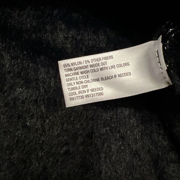 Wild Fable Turtleneck Sparkle Boxy Pullover Sweater - Black Women's L New - Picture 7 of 8